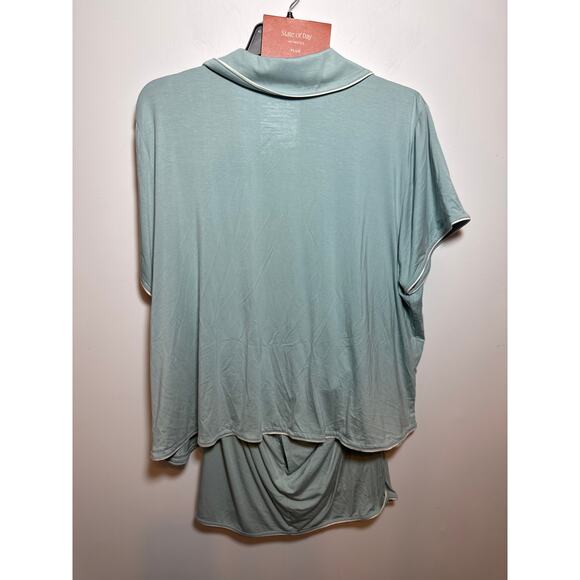 State of Day Intimates Women's Size 3X Plus Sleepwear Loungewear Set Blue - Picture 10 of 10